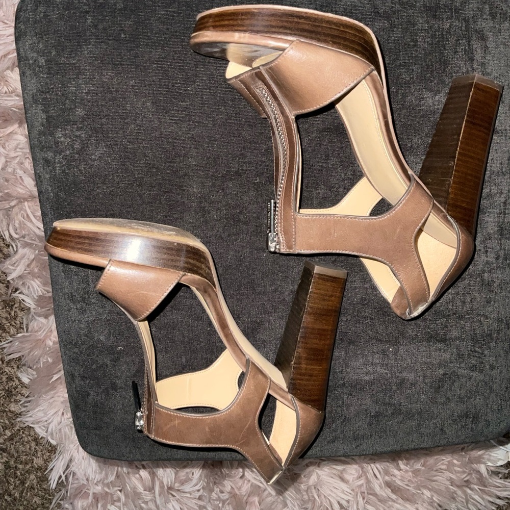 Michael Kors heeled open toe sandal